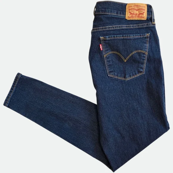 Levi’s 711 Skinny Jeans – Dark Wash – 31x28 - Picture 1 of 7